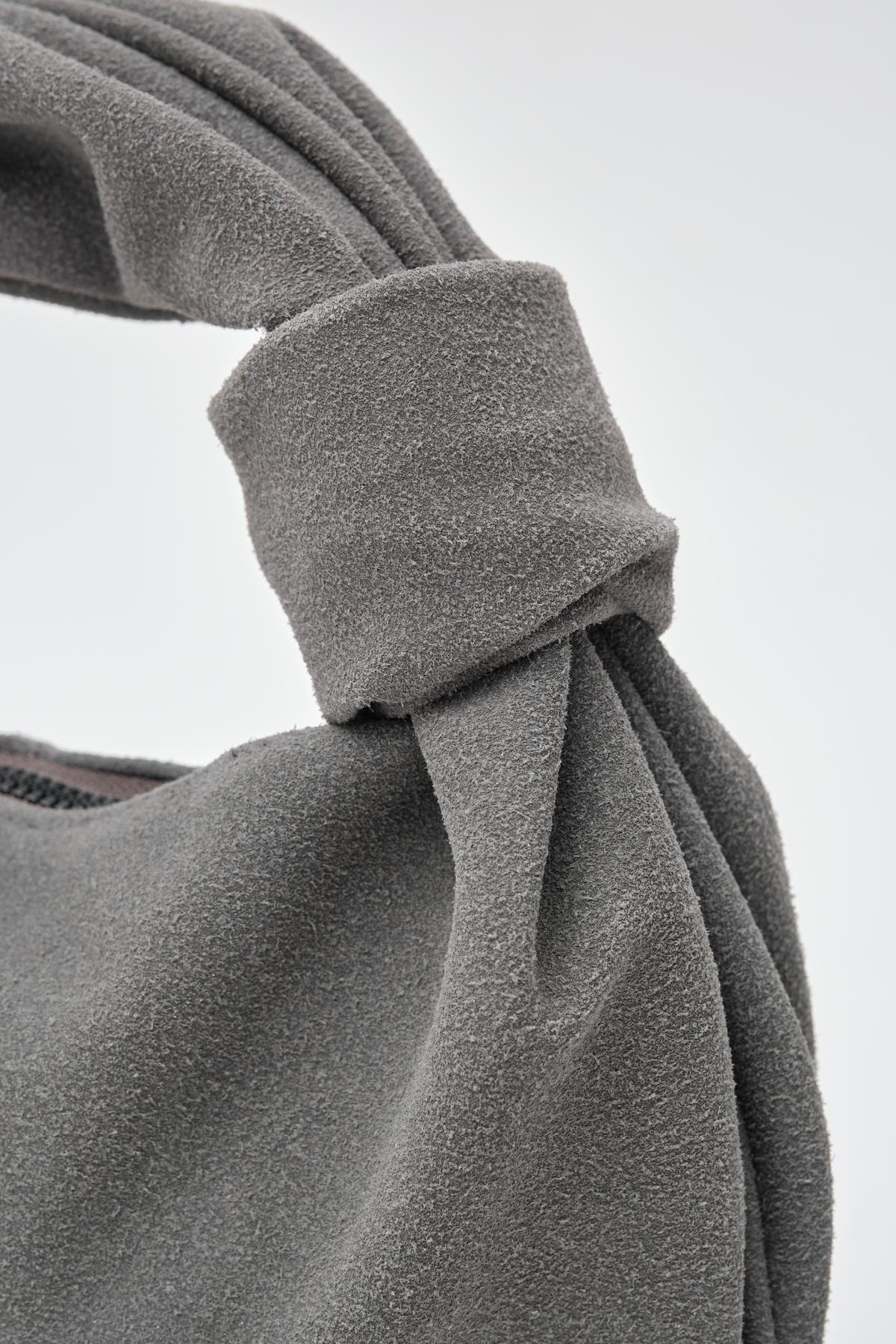 Elegant Grey Hobo Bag