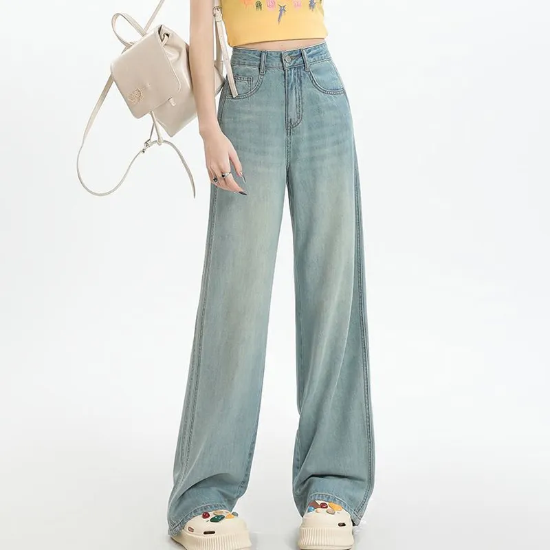 Women's Daily Casual Streetwear Solid Color Full Length Straight Pants