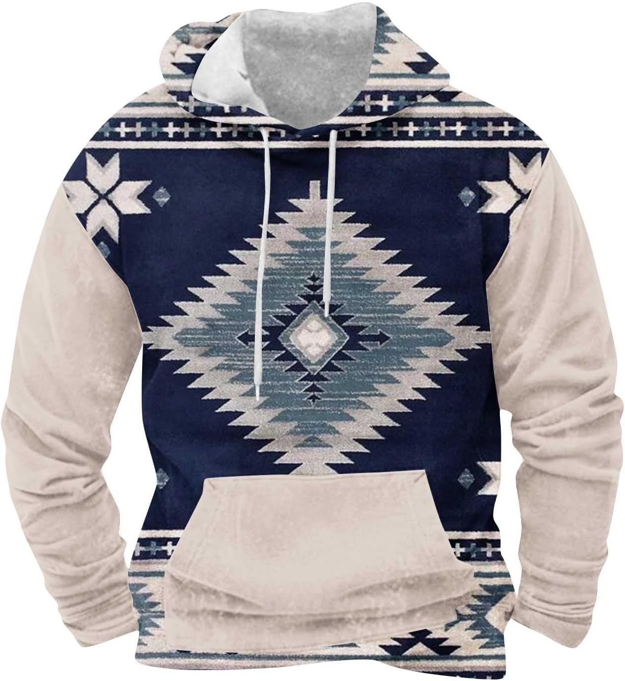 Mens Long Sleeve Fashion Hoodies Sweatshirts Lightweight Loose Fleece Lined Hooded Tops