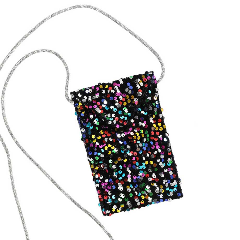 Chic Sequin Sling Bag